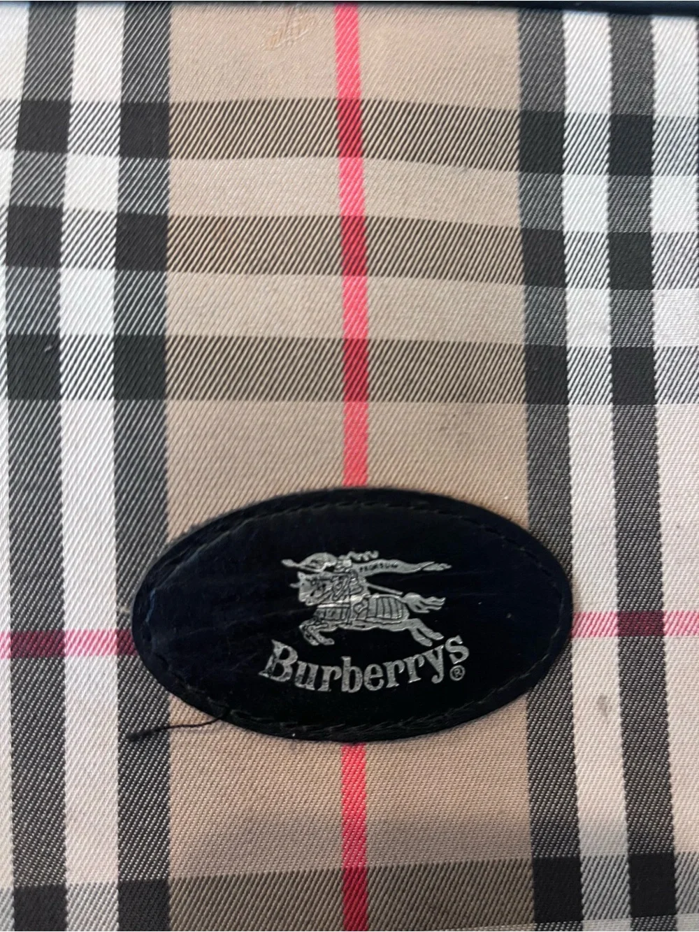 BURBERRY VINTAGE UNISEX TOP HANDLE CHECK BAG
